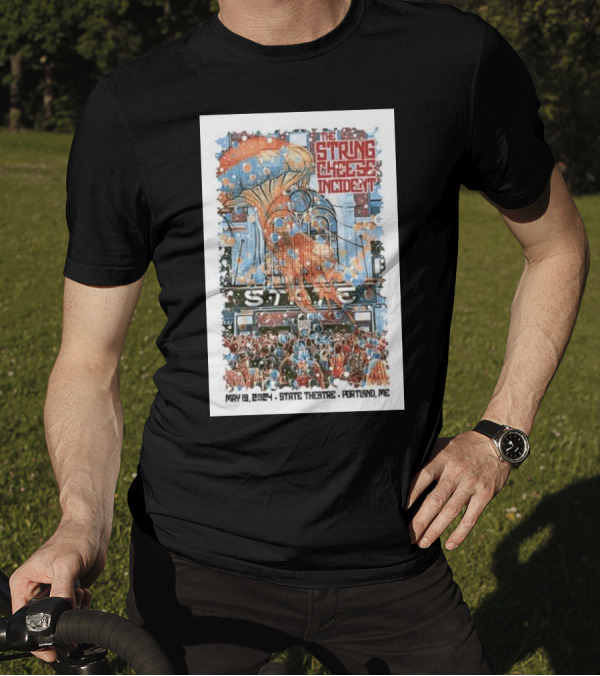 The String Cheese Incident Concert May 19 2024 State Theatre Portland ME T-Shirt