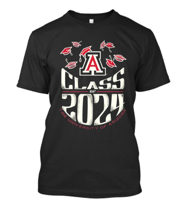 Duck Company The University Of Arizona Class Of 2024 A Logo And Graduation Caps T-Shirt