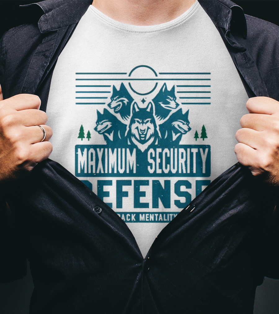 Maximum Security Defense A Pack Mentality Minnesota Timberwolves T-Shirt