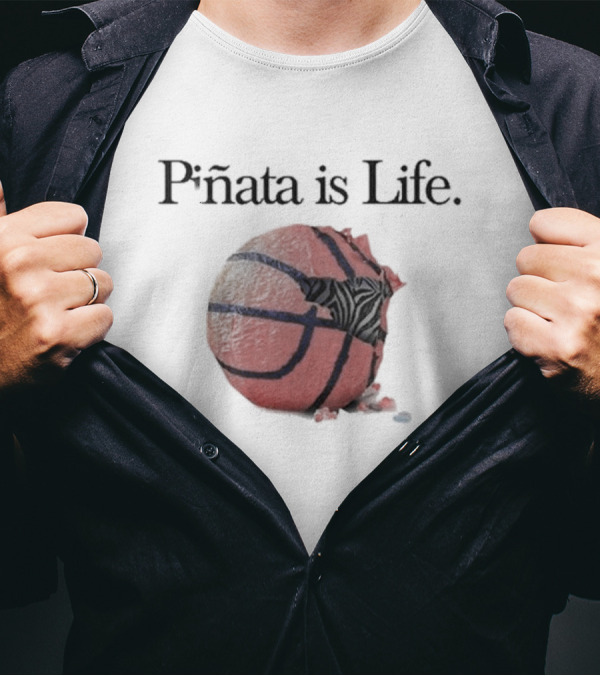 Piñata Is Life Freddie Gibbs And Madlib Basketball Piñata T-Shirt