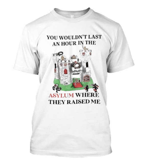 You Wouldn’t Last An Hour In The Asylum Where They Raised Me Castle T-Shirt