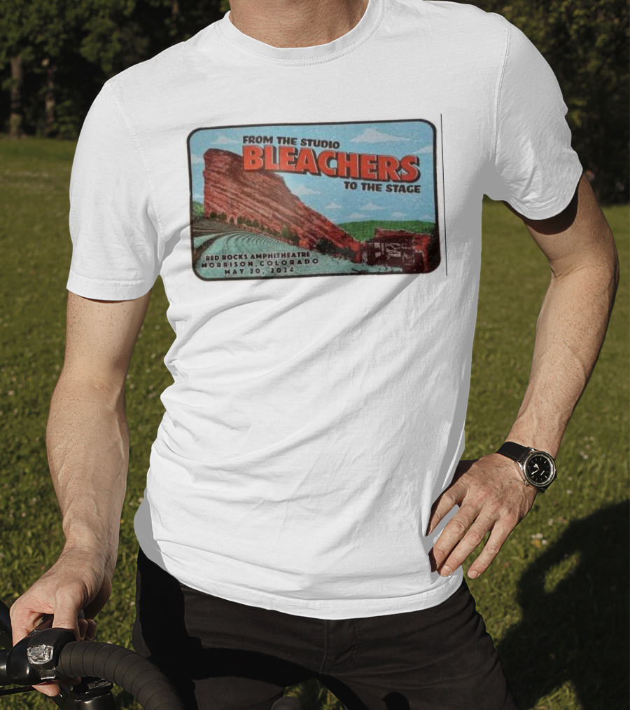 Bleachers From The Studio To The Stage Red Rocks Amphitheatre Morrison Colorado May 20 T-Shirt