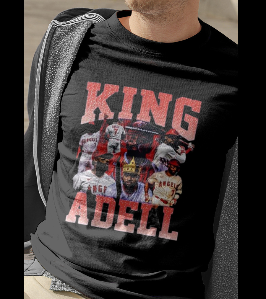 King Adell Angels Baseball Iconic Moments T-Shirt