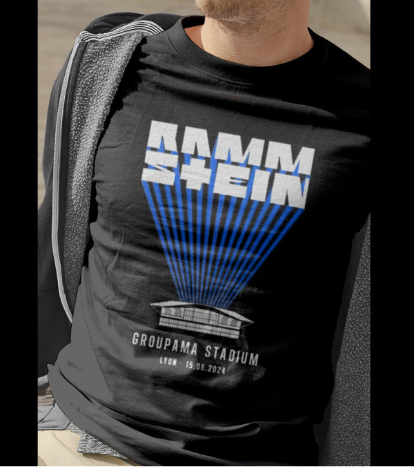 Rammstein Live Concert Groupama Stadium Lyon 15.06.2024 T-Shirt