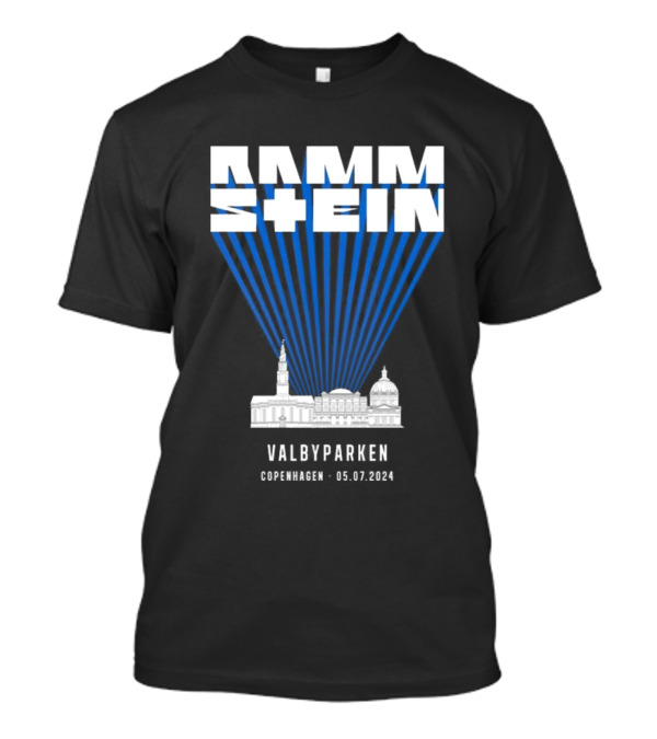Rammstein Live In Valbyparken Copenhagen 05.07.2024 Concert Tour Event T-Shirt
