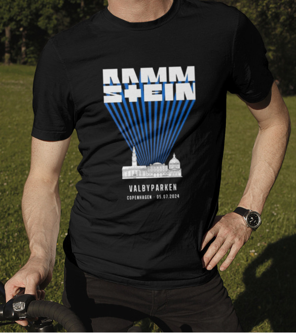 Rammstein Live In Valbyparken Copenhagen 05.07.2024 Concert Tour Event T-Shirt