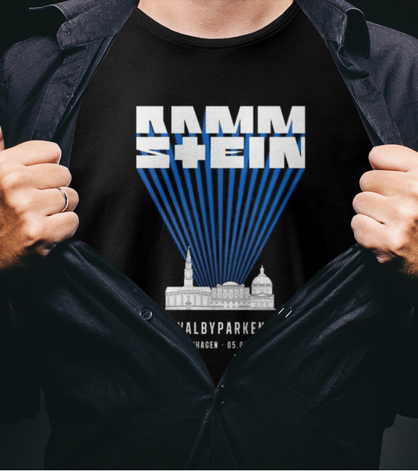 Rammstein Live In Valbyparken Copenhagen 05.07.2024 Concert Tour Event T-Shirt