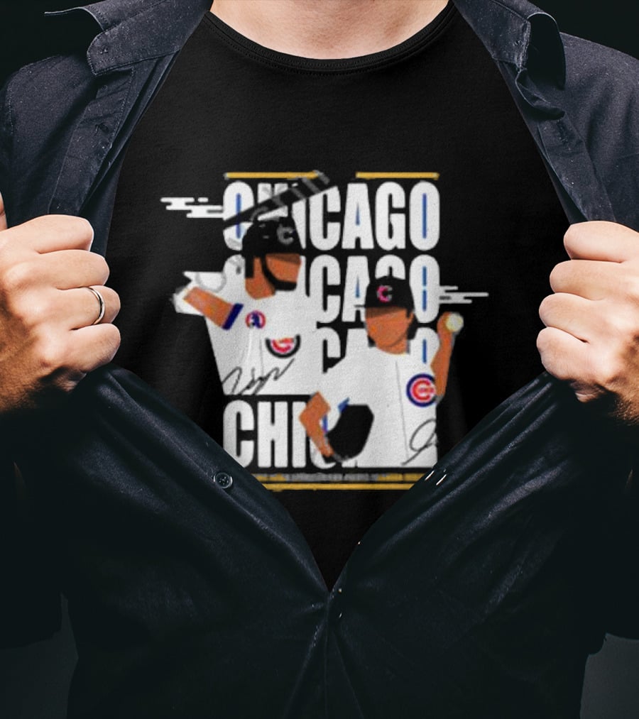 Seiya And Shota Chicago Cubs MLB Team Players Baseball Iconic T-Shirt