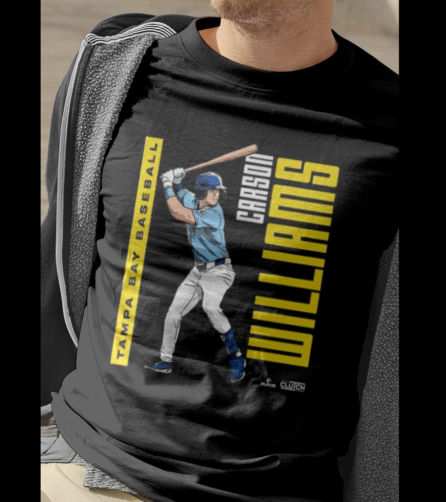 Carson Williams Tampa Bay Baseball Player Clutch Hitters T-Shirt