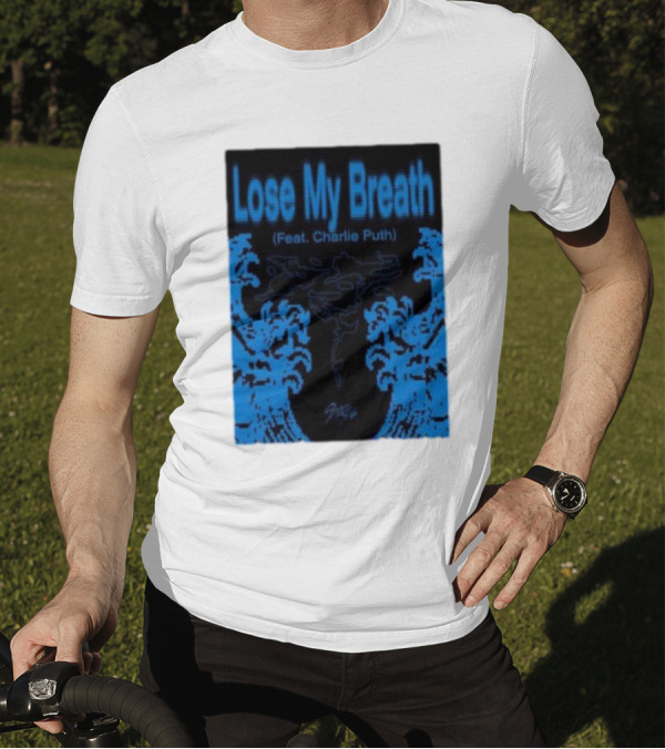 Stray Kids Lose My Breath Feat Charlie Puth Blue Wave T-Shirt
