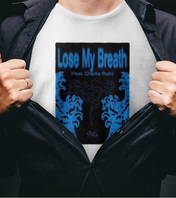 Stray Kids Lose My Breath Feat Charlie Puth Blue Wave T-Shirt