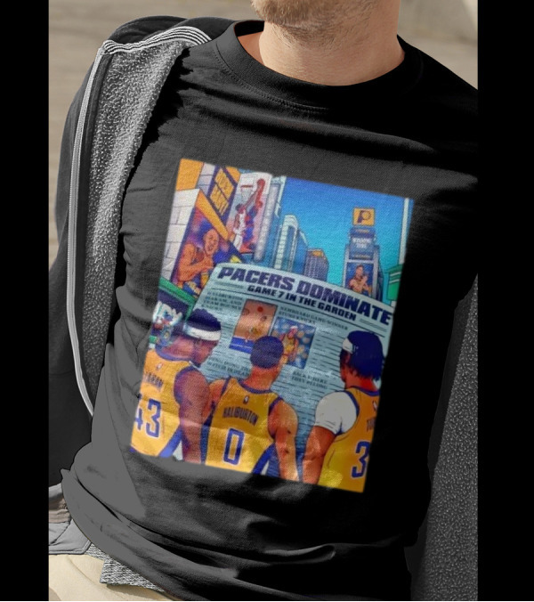Pacers Dominate Game 7 In The Garden Broad Street Victory Highlights T-Shirt