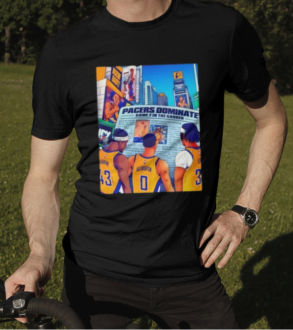 Pacers Dominate Game 7 In The Garden Broad Street Victory Highlights T-Shirt