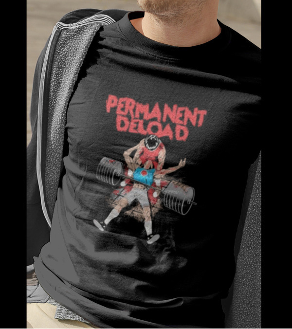 Raskol Permanent Deload Lifting Anime Manga T-Shirt