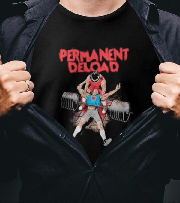 Raskol Permanent Deload Lifting Anime Manga T-Shirt