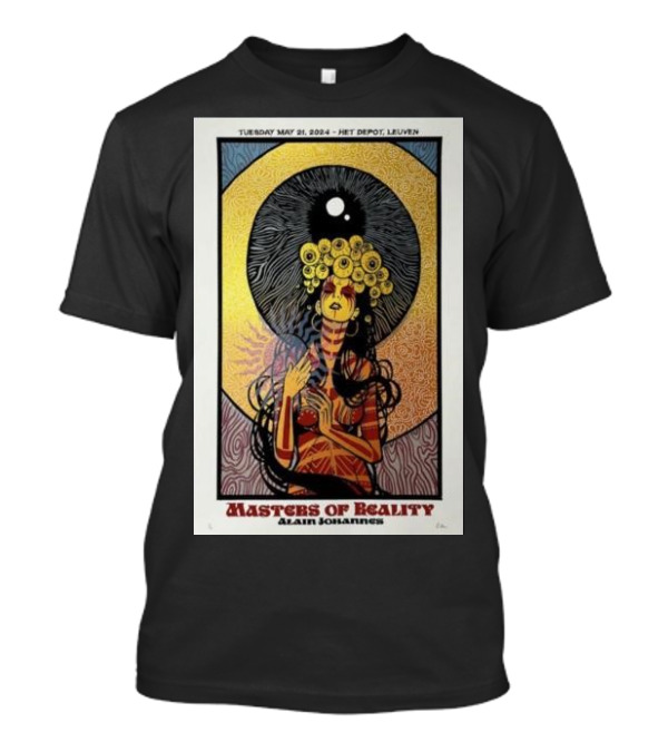 Tuesday May 21 2024 Het Depot Leuven Masters Of Reality Alain Johannes Psychedelic T-Shirt