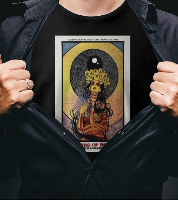 Tuesday May 21 2024 Het Depot Leuven Masters Of Reality Alain Johannes Psychedelic T-Shirt