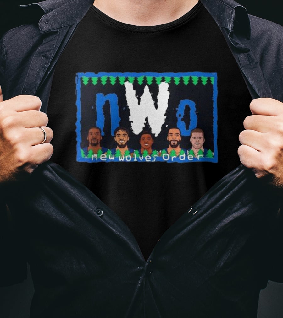 Basketball Players Minnesota New Wolves Order NWo T-Shirt