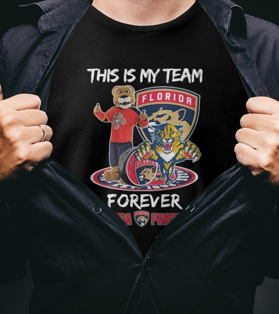 This Is My Team Forever Florida Panthers Mascot T-Shirt