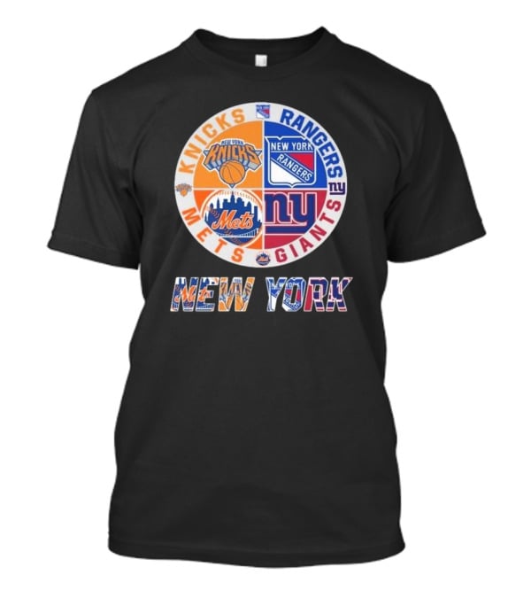 Knicks Rangers Mets Giants New York Proud Fan T-Shirt