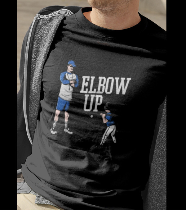 Elbow Up Middleclassfancy Baseball Coach And Young Player T-Shirt