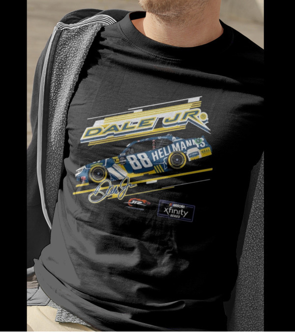 Dale Earnhardt Jr. Hellmann’s No. 88 JR Motorsports NASCAR Xfinity Series Car T-Shirt