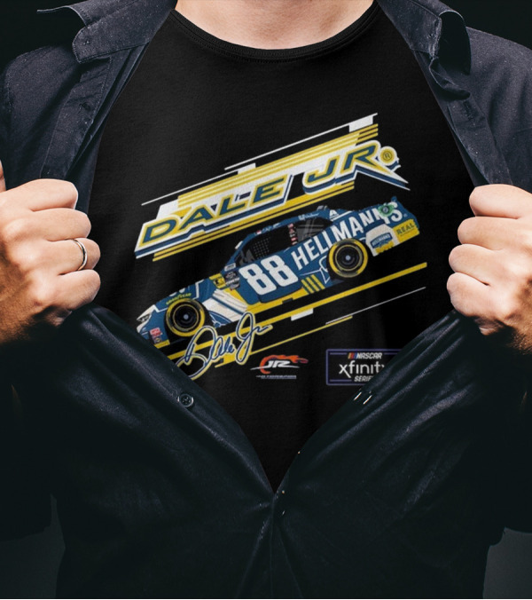 Dale Earnhardt Jr. Hellmann’s No. 88 JR Motorsports NASCAR Xfinity Series Car T-Shirt