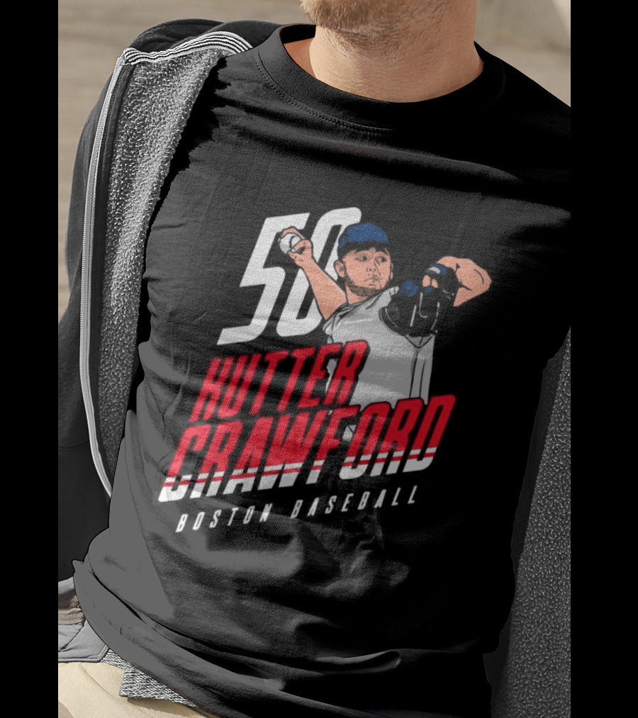 50 Kutter Crawford Boston Baseball T-Shirt