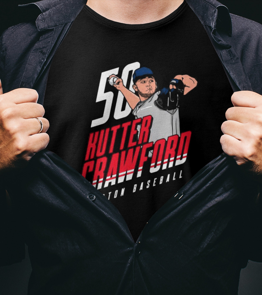 50 Kutter Crawford Boston Baseball T-Shirt