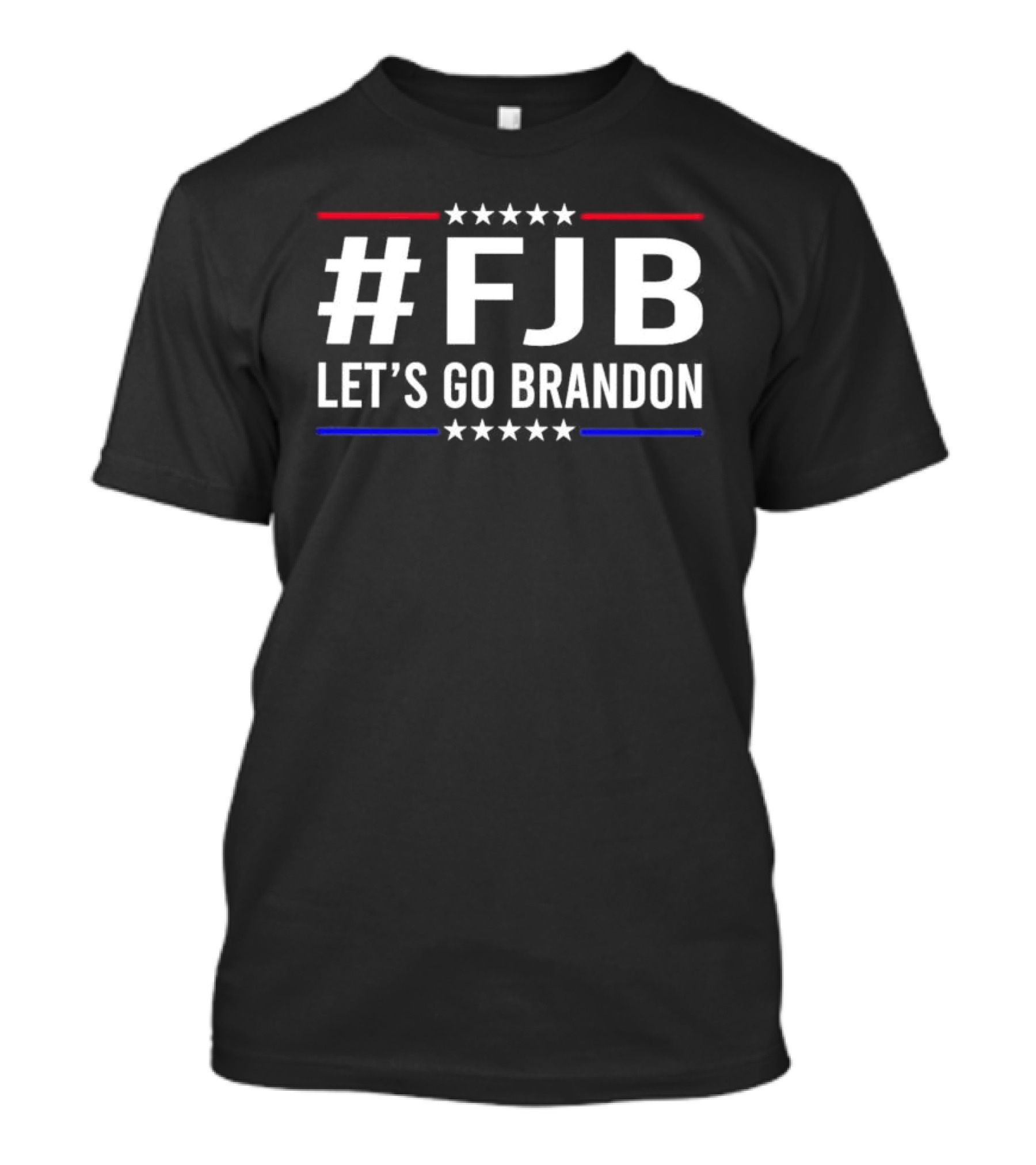 FJB Let’s Go Brandon Stars Red Blue Stripes T-Shirt