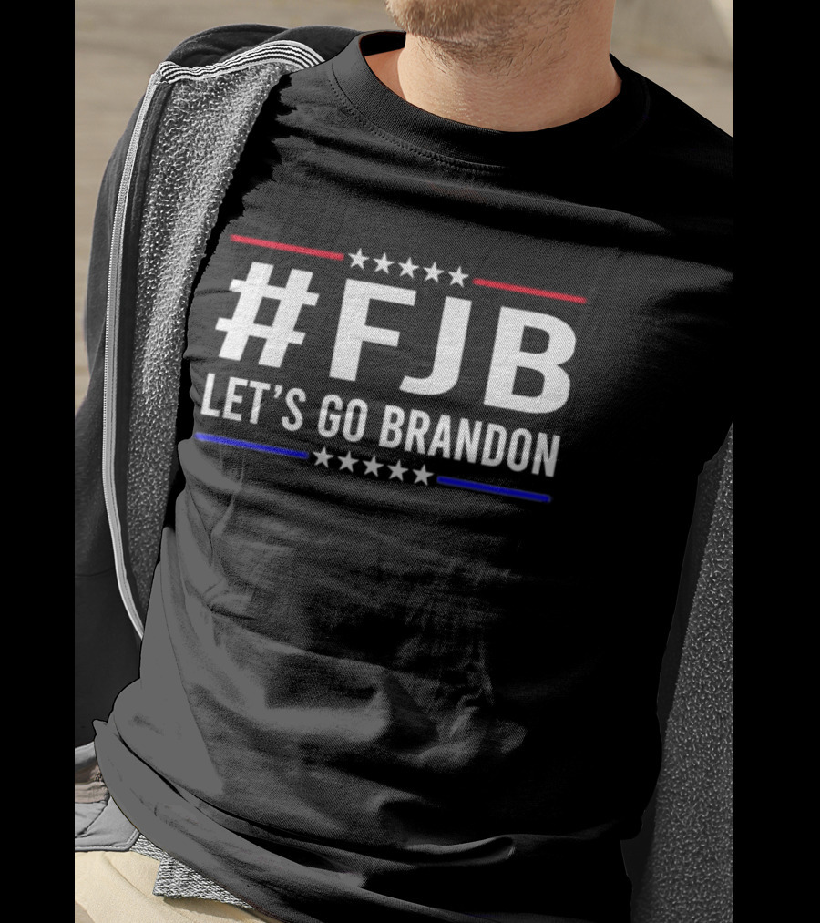 FJB Let’s Go Brandon Stars Red Blue Stripes T-Shirt