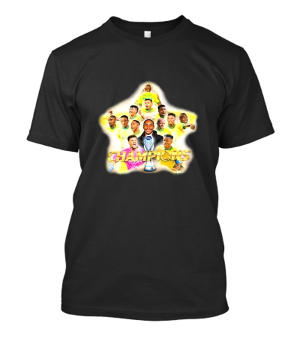 Mamelodi Sundowns 2024 DStv Premiership Champions 7 In A Row Champions T-Shirt