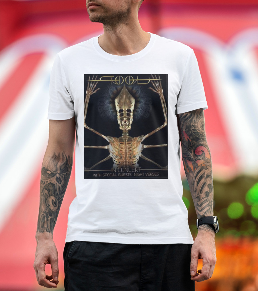 Tool In Concert 2024 EU UK Tour With Special Guests Night Verses T-Shirt