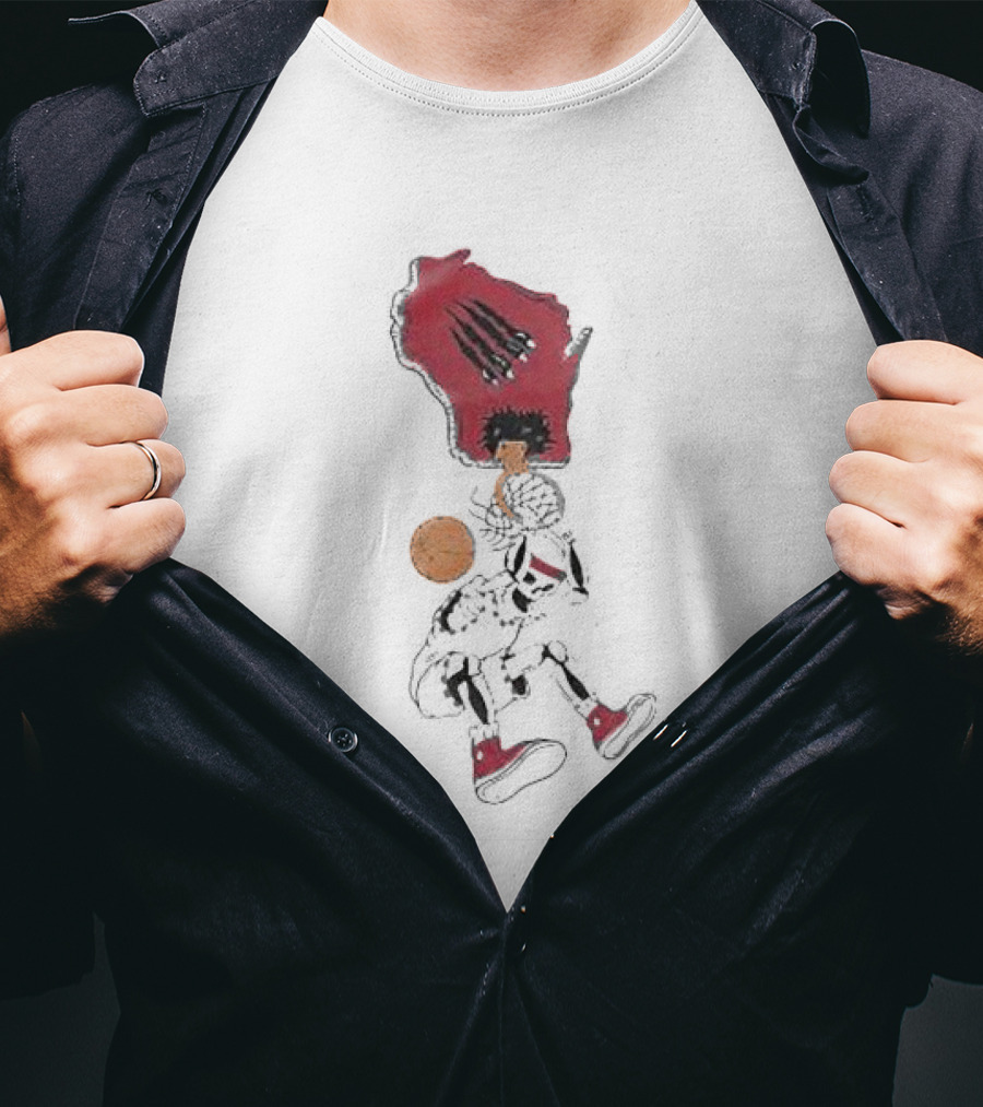 W Skeleton Dunk Basketball Barstool Summer Slam Dunk Essentials T-Shirt