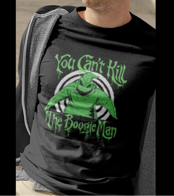 You Can’t Kill The Boogie Man Green Character Circle T-Shirt