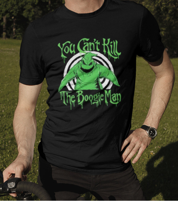 You Can’t Kill The Boogie Man Green Character Circle T-Shirt
