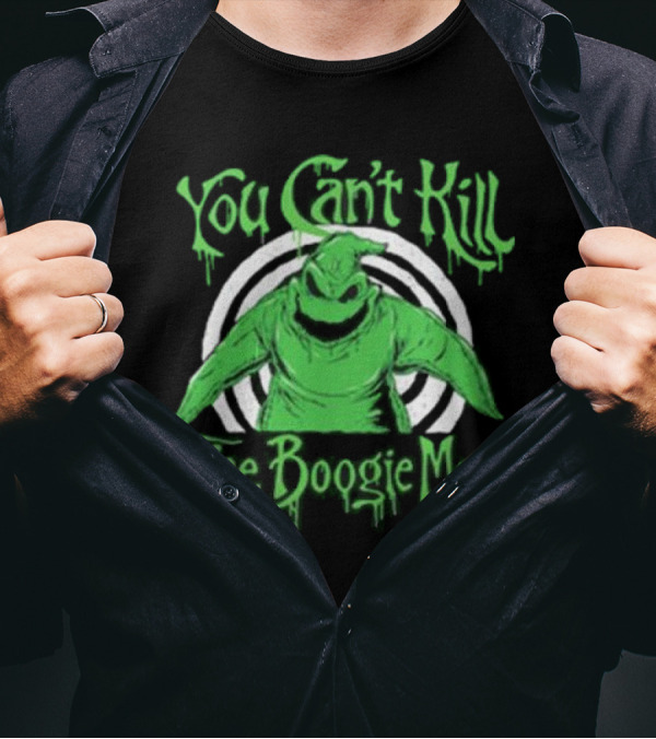 You Can’t Kill The Boogie Man Green Character Circle T-Shirt