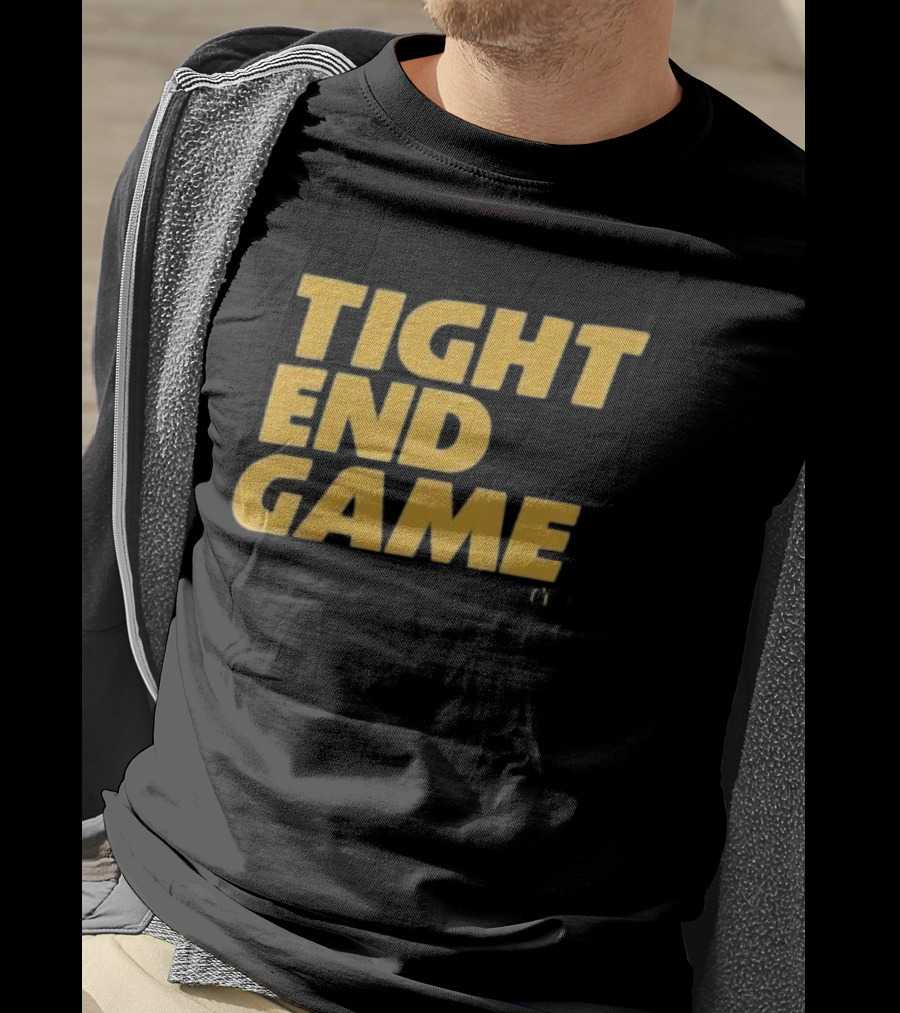 Kansas City Chiefs Tight End Game Yellow T-Shirt