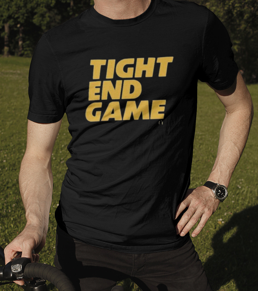Kansas City Chiefs Tight End Game Yellow T-Shirt