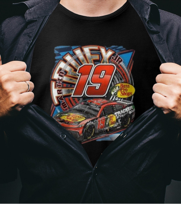 Martin Truex Jr 19 Bass Pro Shops Car Racing Team Collection T-Shirt