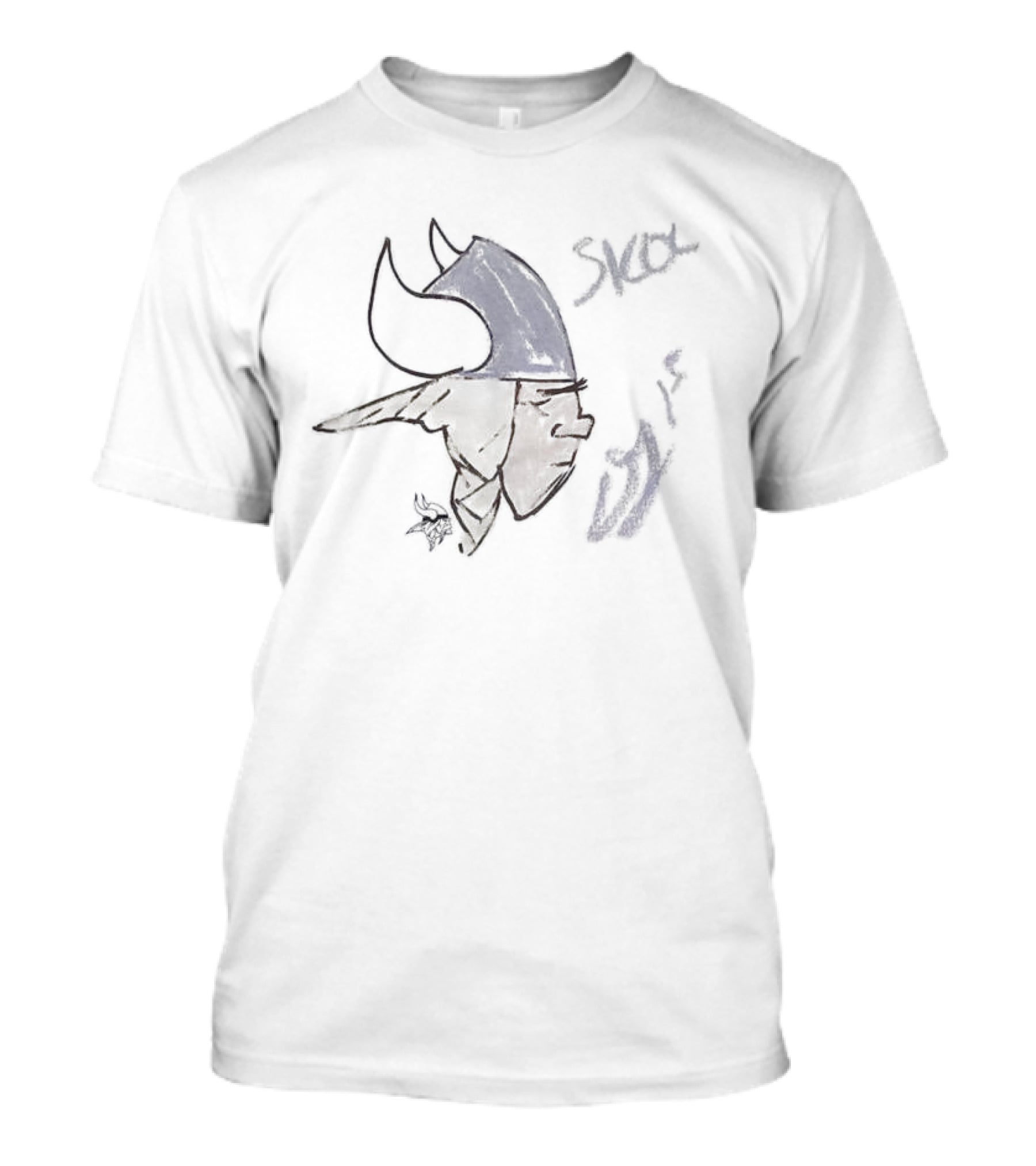 Skol Dallas Turner Ash Minnesota Vikings Rookie Tri-Blend T-Shirt