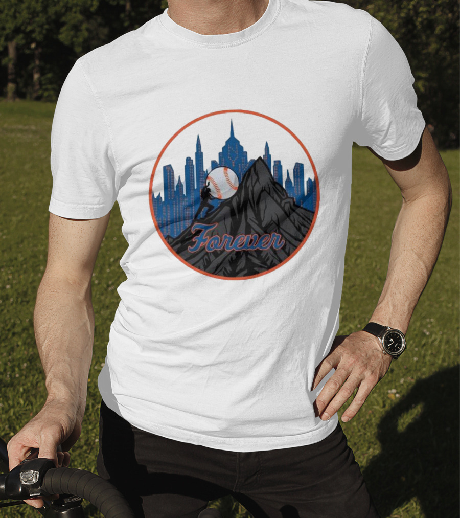 Forever New York Mets City Baseball Skyline T-Shirt