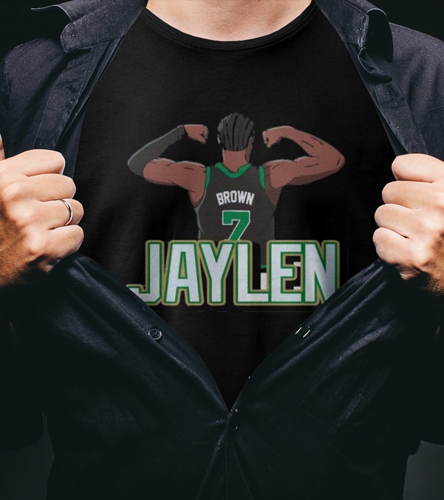 Jaylen Brown Celtics Number 7 Flex NBA T-Shirt