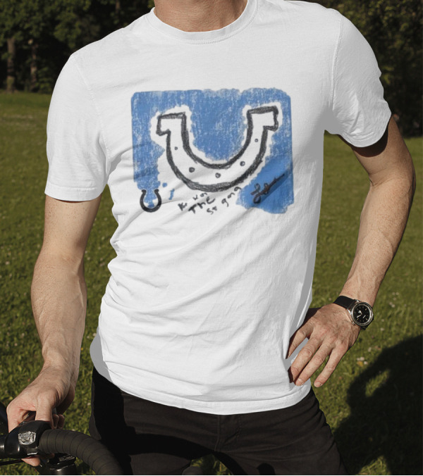 Laiatu Latu Indianapolis Colts Rookie Horseshoe Paint Tri-Blend T-Shirt
