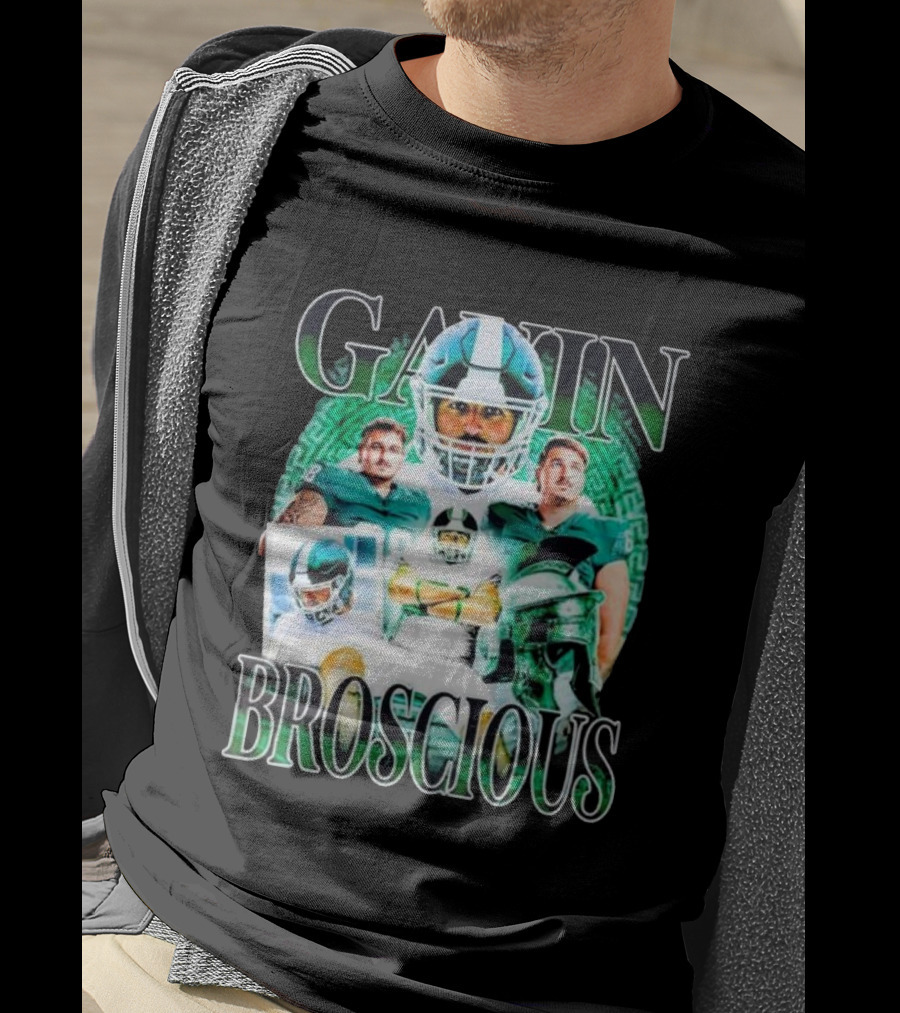 Gain Broscious Football Imagery With Players And Helmet T-Shirt
