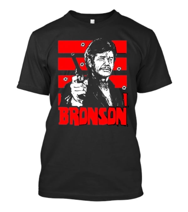 Chat Rat 99 Mag Charles Bronson 70s Movie Death Wish 1974 Gun Iconic Bronson Image T-Shirt