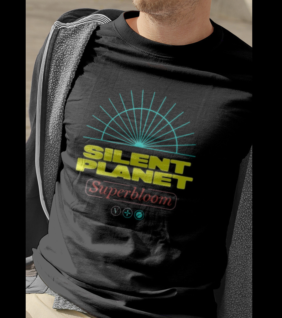 Silent Planet Superbloom Lunar Cycles Custom Windbreaker T-Shirt