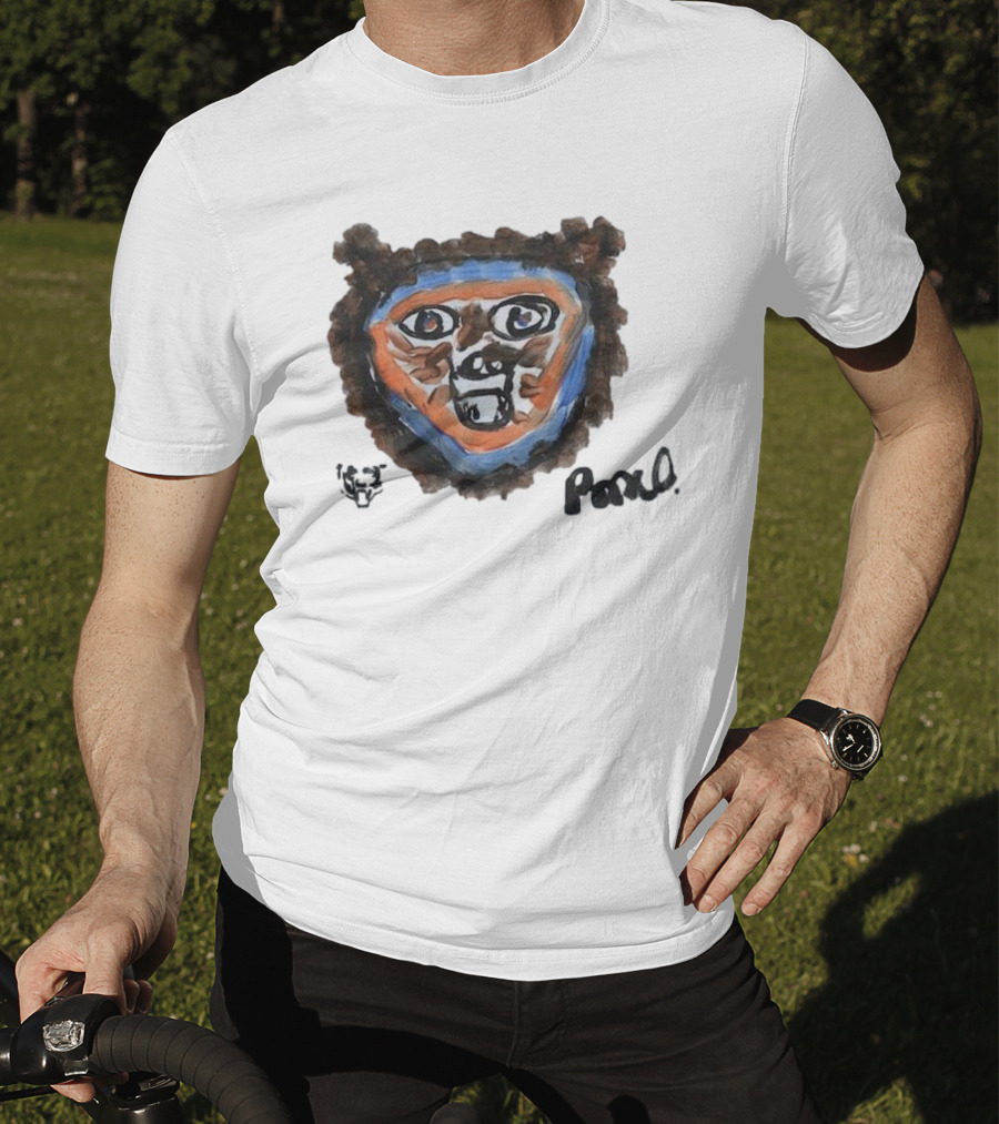 Rome Odunze Chicago Bears Rookie Paint Tri-Blend T-Shirt