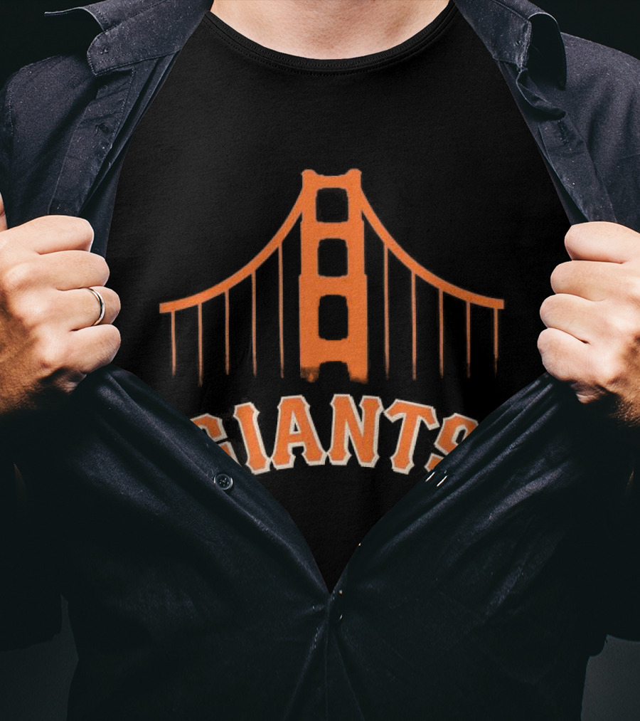 San Francisco Giants MLB Golden Gate Bridge T-Shirt