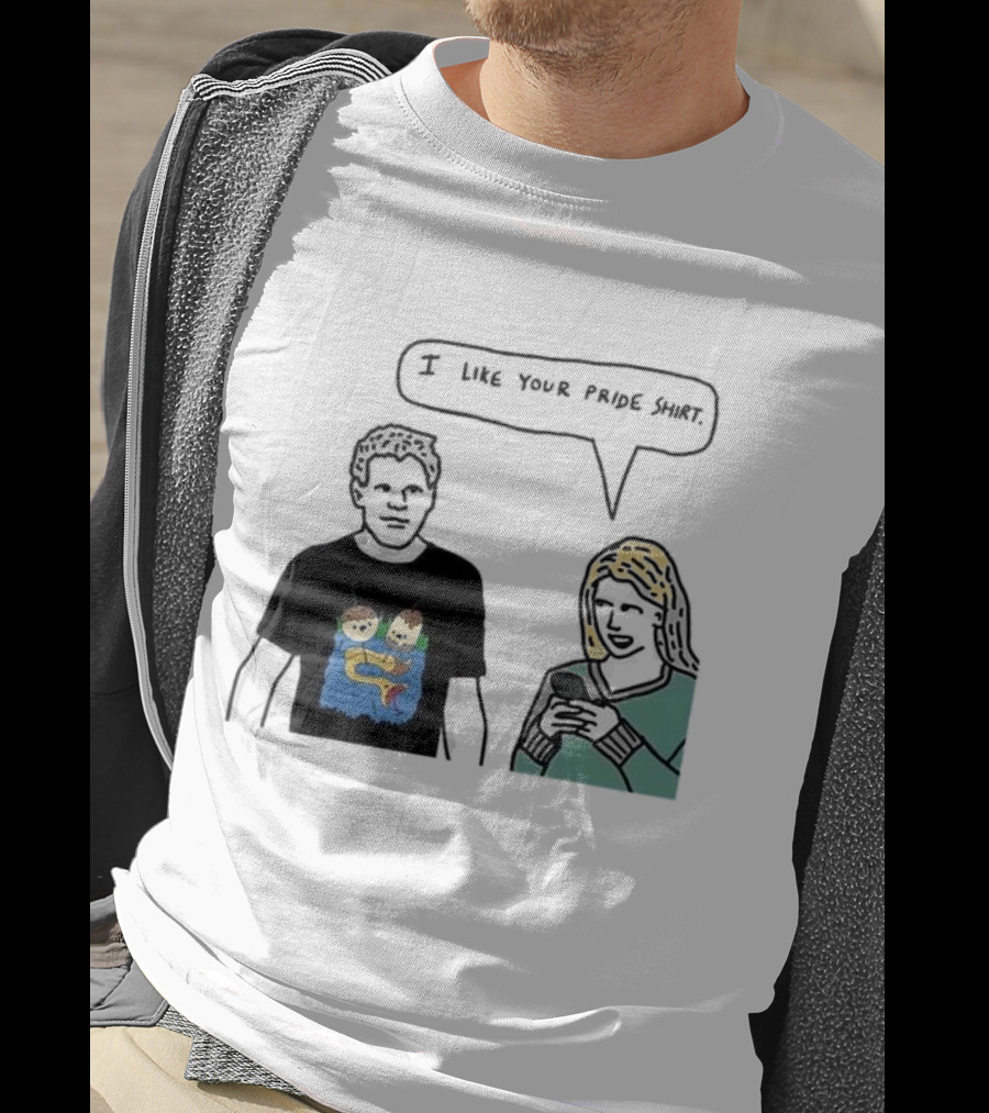 I Like Your Pride Shirt Lion And Monkeys By Water Speak Bubble T-Shirt